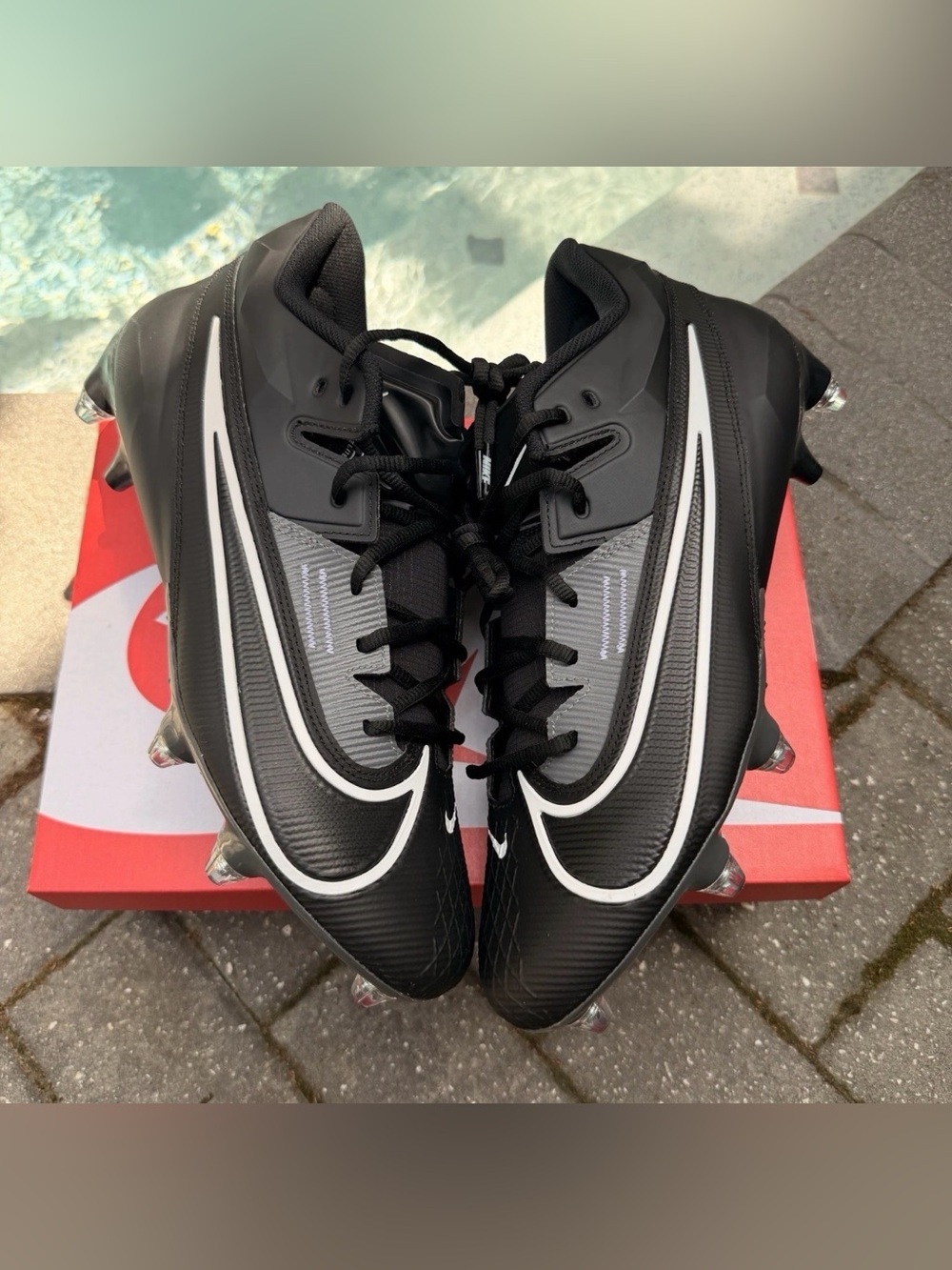 MENS SIZE 13.5 NIKE VAPOR EDGE ELITE 360 2 D P BLACK WHITE SMOKE GREY FJ7021-001